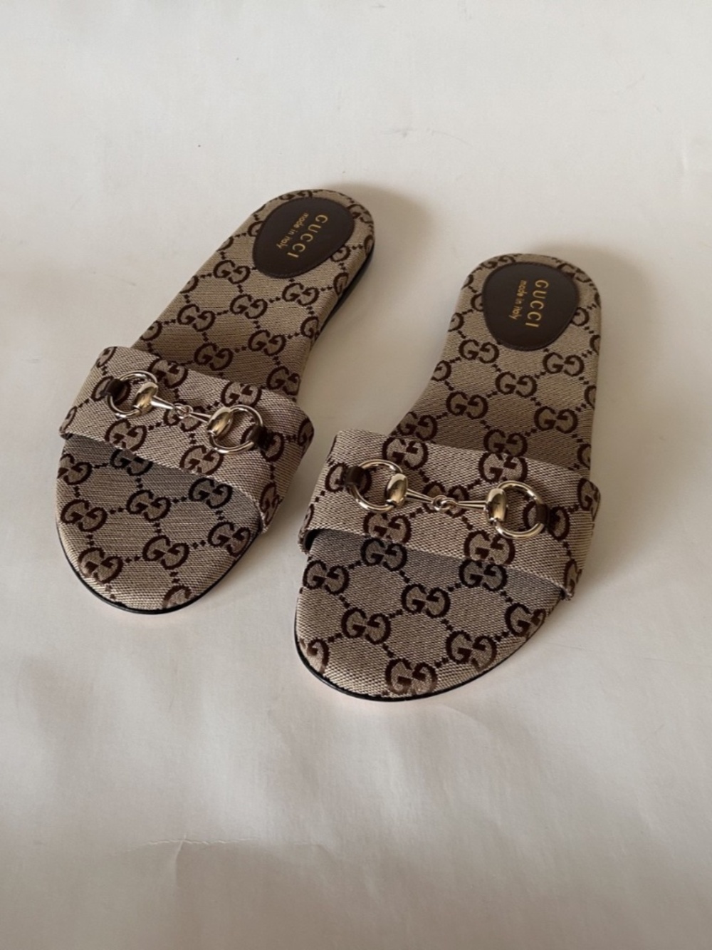 GUCCI Women's Horsebit Slides Size 9.5 (US) 835828 FAB10 NIB - Picture 6 of 10
